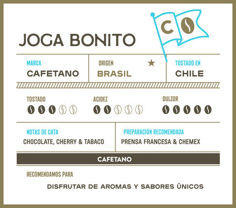 Café Joga Bonito 250 gr - Brasil.