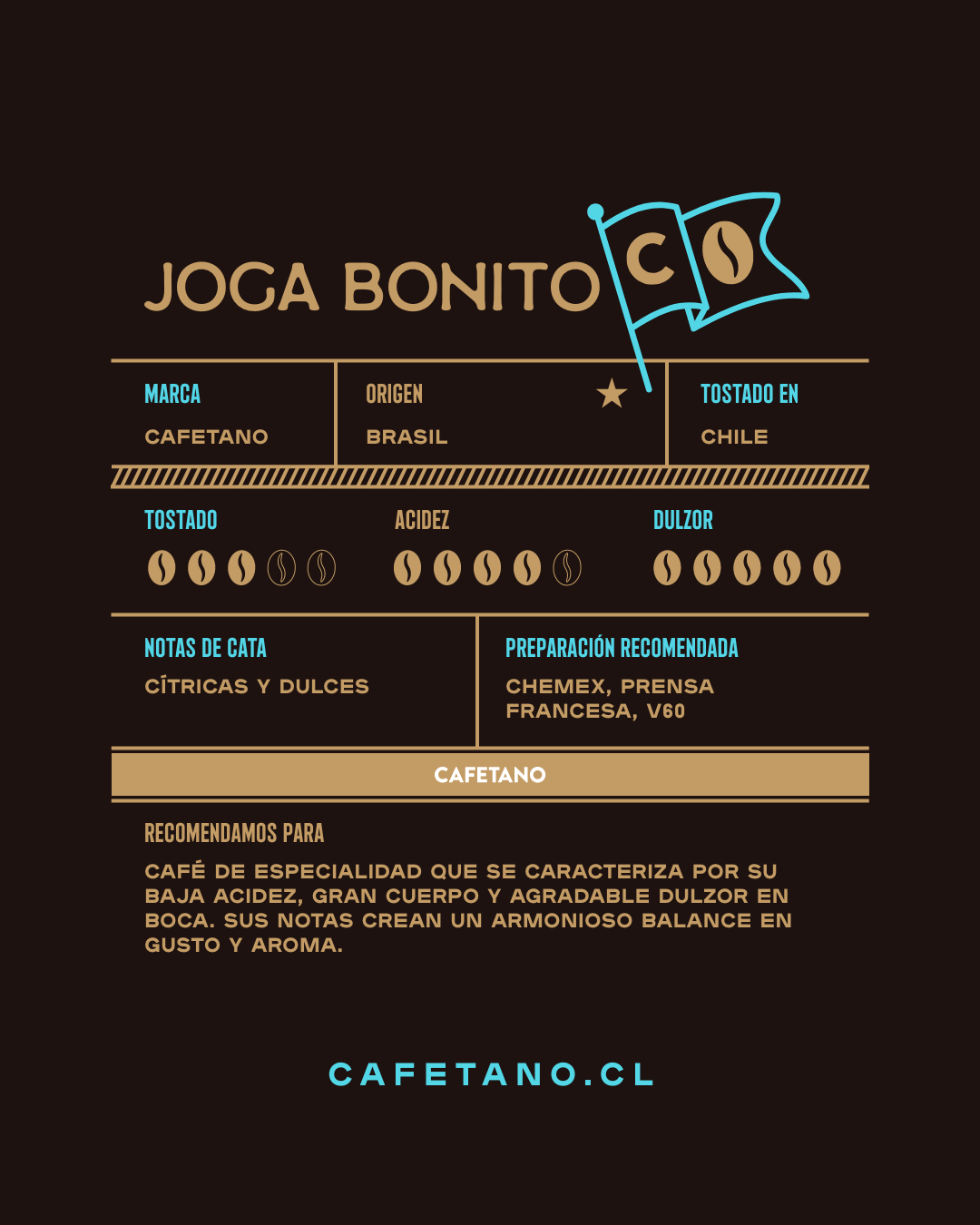 Café Joga Bonito, Brasil - 1 Kg