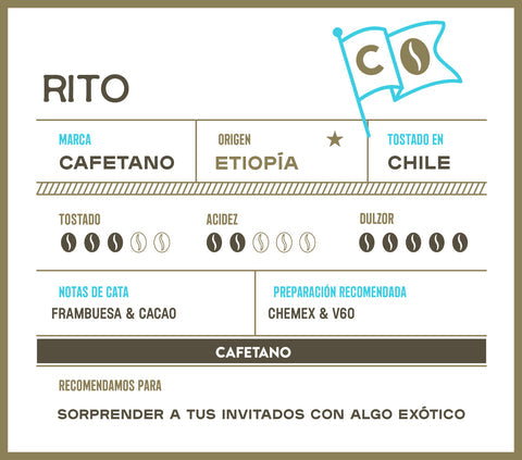 Café Rito 250 gr - Etiopía