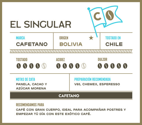 Café El Singular 1 Kg - Bolivia